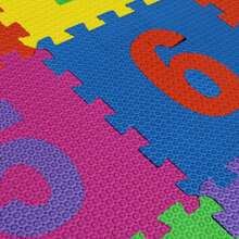 Foamy Puzzle Mat 8mm Numbers And Vowels - Multicolor - View 6