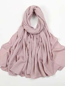 Khăn trùm đầu nữ 1 mảnh cao cấp - Thiết kế chống nhăn, khăn choàng mềm mại cho mùa hè, phong cách đeo đa năng (Mũ đội đầu thời trang mới dùng hàng ngày) cho trang phục - khăn trùm đầu màu trơn - Xem 20