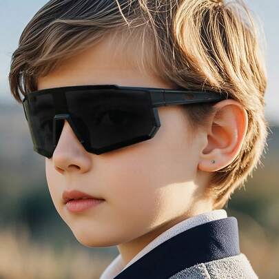 1 Pair Fashion Decoration Glasses For Teen Sports, Hiking, Travel, Running, Cycling