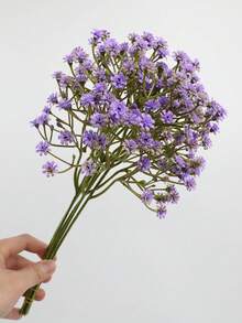3/10/15/30/40 朵人造满天星花，假满天星花，手感逼真。28 厘米。适用于婚礼花艺布置、派对装饰、生日、户外花园装饰、母亲节装饰、情人节装饰、礼物、毕业装饰。 - 紫色 - 查看 9
