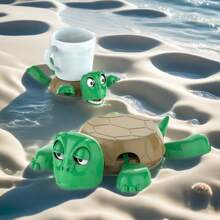 [Gag Gadget] Startling Turtle Coaster - Non-Slip And Heat-Resistant, Must-Have Prank Item On Desk! Same As Viral Hit. Home Decor, Coaster, Party Decoration, Prank Item, Heat-Resistant Coaster, Art, Back To School Supplies