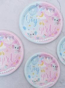 68 Piece Set,Made Of Materials, Including Disposable Paper Plates, Pink Blue Goodnight Bear Themed Paper Plates, 7-Inch Paper Plates, 9-Inch Cardboard, Disposable Party Plates, Materials, Paper Plates, Party Accessories, Party Decorations, Dessert Plates, Used For Parties, Gatherings, Barbecues, Picnics, Camping, Mother Gifts, Birthday Themed Parties And Cutlery Sets, Plates, Tissues, Paper Cups, Home Decor, Holiday Supplies, Children's Gifts, Disposable Paper Plates