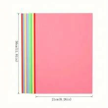 A4 Card Stock, 80g, Multicoloured Card Pack With 10 Vivid Colours, Ideal For Arts And Craft, Office And Stationery Use - 50 Sheets,School Supplies,Back To School
