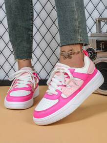 Zapatillas deportivas tipo caminata para mujer, zapatos casuales femeninos para exteriores, zapatillas rosas