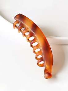 Large Banana Clips, Practical Shower Gadgets, Simple Vertical Hair Clips, Bathroom Hair Clips, Airy Hair Clips, Ponytail Clips, Back Of The Head Grab Clips, Fashion Grab Clips Hair Accessories Headdresses, Suitable For Fall Decor, Work And Showers Back To School - Multicolor - View 9