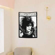 1pc Siouxsie Rock And The Banshees Band Tapestry Wall Art Hanging Tapestries For Living Room Bedroom Home Decor 30*40inch - 預設 - 查看 2