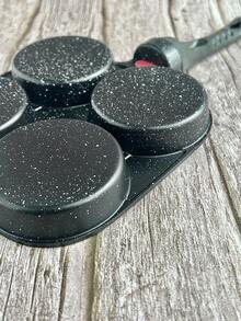 1pc Maifan Stone Frying Pan Non-Stick Pancake Cooking Pot, 4-Cup, Non Stick Ham Pancake Maker, Egg Burger Pan , Household Breakfast Egg Burger Pan, Gas Stove Available, Perfect For Eggs, Pancakes, Burgers , Steaks & More, Easy To Clean, Cookware, Kitchenware, Cooking Utensils, Convenient, For Outdoors, Camp Out, Picnic, Small And Exquisite