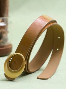 High-End Fashion Urban Lady Gold Plated Burgundy Leather Belt, Versatile For Various Occasions: Casual, Elegant, Business, Party, Vintage, Sexy, Cute, Aristocratic Summer, School Fall, Autumn, Halloween