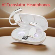 M111 AI Translator Headphones Smart Voice Translation Earbuds 150 Languages Online Translator Bluetooth-Compatible In Ear Headphones Real Time Translator Device  For Business Travel And Daily Use