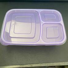 1/7pcs New Compartment Lunch Box Plastic Bento Box With Lid, Microwave Safe Meal Prep Containers - Multicolor - View 13