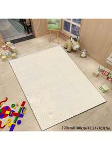 1 pièce Tapis rayé de haute qualité, tapis confortable rayé beige, tapis confortable en fausse laine, tapis décoratif, tapis de style élégant Ins, tapis de maison multifonctionnel et , tapis de salon, tapis de chambre à coucher, tapis d'entrée, tapis de cuisine, tapis de salle de bain, tapis de salle de jeux, tapis de bureau, tapis en polaire, tapis moelleux, tapis d'automne/hiver, tapis épais/moelleux