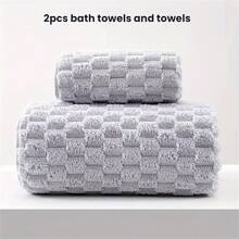 Super Large Bath Towel, Super Soft Absorbent Super Large Bath Towel Set Microfiber Quick Drying Bath Towel Suitable For Hotels, Bathrooms, Guest Rooms, Spas, Gyms Back To School For Beauty Salon Home Bathroom