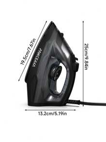 PANCERKA Powerful Compact Steam Iron For Clothes, Wool, Poly, Silk, Linen, Nylon Ironing, Fabric Steamer, Nonstick Plate, SmartSteam, Anti-Drip, Auto Shut Off(EU Plug)