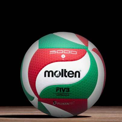 Balón de voleibol profesional de talla 5 para entrenamiento, partido y juego. Adecuado para jóvenes principiantes, práctica en interiores y uso en la playa