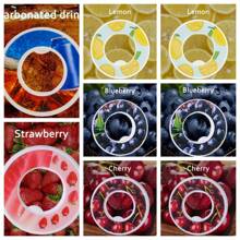 2/4/8Pcs Flavour Pod Pack,Air Water Bottle Flavour Pods Fruit Taste Pods Water Bottles Cup Accessories For Air Water Bottle Starter Set 0 Sugar 0 Calorie Flavored (Not Include Bottle)