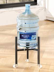 1个可调节宽度多功能花园花盆架，防水防潮，黑色，室内植物架，花盆