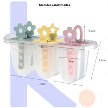 Kit Forminha 12 Picolé Forma Molde Palito Sorvete Gelo Livre Bpa