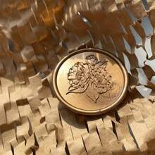 10/20/30pcs Brown-Gold Hot Melt Glue Sticks, 0.7cm*10cm, Strong Adhesive, Suitable For Mini Glue Gun, DIY Craft, Wax Sealing, Envelope Sealing, Wedding Invitations, Etc.