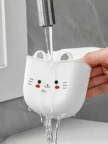 1pc/2pcs/3pcs Simple Under Sink Storage Basket, Hanging Bag, Kitchen Drain Hanging Basket, Drain Bag, Multi-Function Rack, Drain Rack Storage Faucet; Under Sink Storage, Kitchen And Bathroom Cabinet Under Sink Storage, Drain Rack Storage Indoor, Kitchen Gadgets, White