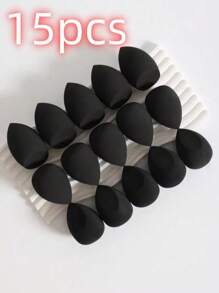 15pc Makeup Sponge, Random Shape, Suitable For All Skin Types, Latex-Free Multi-Purpose Makeup Sponge For Liquids, Creams And Powders, No Stripes, Smooth Make-Up Applications, Simple And Beautiful, Easy To Carry.