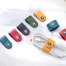 4pcs/Set Fashion Creative Data Cable Organizer, Digital Accessory Cable Winder, Data Cable Organizer Bag, Portable Cable Tie - Multicolor - View 10