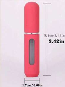 1/2/4pcs Refillable And Reusable 5ml Portable Perfume Spray Bottle, Convenient Cosmetic Sample Container For Perfume Storage And Carrying