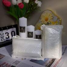 5厘米直径白色圆柱蜡烛，无烟家具配件，装饰品，民宿和咖啡厅摄影道具，生日家居装饰蜡烛 - 白色 - 查看 17