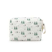 Bolsa organizadora de pañales con estampado estilo coreano INS para artículos de cuidado del bebé, pañales, toallitas, bolsillo colgante portátil para almacenamiento