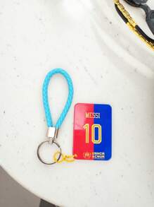 Llaveros con arena móvil personalizados, llaveros con patrones de camisetas del Real Madrid/Barcelona, adornos de balón para bolso con nombres y números de jugadores personalizables, llaveros brillantes, regalos ideales para amigos, compañeros de clase, parejas, impresión 3D de acrílico