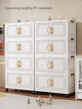 1 pezzo Armadio di archiviazione largo 48-60 cm, scatola di archiviazione pieghevole, organizer per armadietto giocattoli per salotto, armadietto per spuntino, armadietto di archiviazione per cucina, regalo di Natale, scatola di archiviazione, sotto il letto