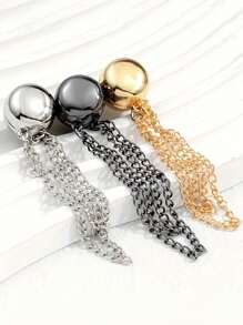 2 Stück multifunktionale magnetische Wäscheklammer, neue magnetische Wäscheklammer, starker Turban-Magnet mit Kette, Sicherheitshemd-Clip Wäscheklammer, Damen Mode-Accessoire zum Straffen von T-Shirt-Säumen, Kragen-Säumen und Hosen-Säumen