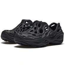 Merrell 男女款 Jungle Moc 3 Ventilator 一脚蹬休闲沙滩凉鞋，2021 春夏新款情侣款 - 暗黑 - 查看 2
