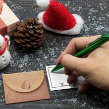 50pcs Blank Thank You Cards, 3.5x2.1 Inch, Paper Memo Cards For DIY, Handmade Greeting Cards, Drawing, Birthday Invitations, Wedding And Special Occasions, English Text, Envelopes Not Included,Back To School,School Supplies - one-size - View 5