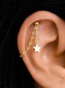 1 Pc DIY Tassel Chain 925 Sterling Silver Earring For Women Vintage Earring Accessories Minimalist Wedding Party Bridal Jewelry Fine Jewelry