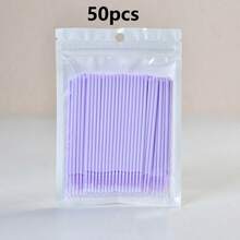 Thin Cleaning Swabs, Nano Cleaning Buds For Eye Makeup, Makeup Remover, Eyelash Extension Cleaning, Disposable Lip Brushes, And Makeup Brushes