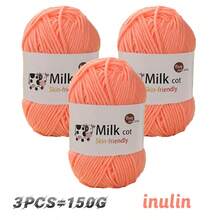 150g (Contains 3pcs) Soft Medium Thick Yarn For Handmade Knitting DIY Crafts, Handmade Gifts, Sweaters, Hats, Scarves - Multicolor - View 33