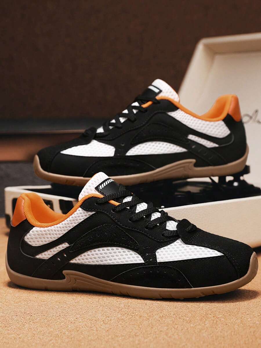 Men's Fashionable Casual Versatile Breathable Athletic Sneakers, Suitable For All Seasons