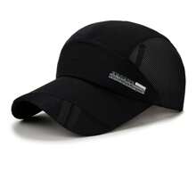 Gorra de béisbol transpirable con protección solar para exteriores, golf, pesca, de secado rápido y ajustable para deportes como correr