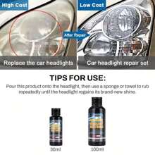 Easypie Selection Kit de restauración de faros de 16oz, reparación de arañazos en lentes de faros, compuesto de pulido de faros, restaurador de faros