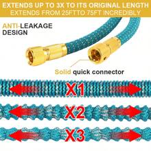 1pc New Extendable Garden Hose 25 Feet-100 Feet- Hose Expandable Hose Pipe Set