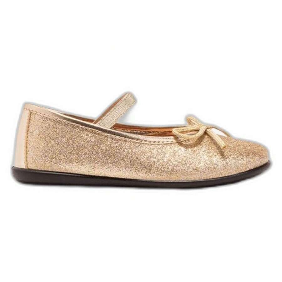 Conguitos Ballet Flats 265027 For Girls In Gold. ✅ Delivery Within 24/72 Hours To Spain (Mainland) - الذهبي - مشاهدة 1