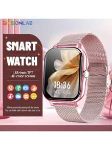 SIMSONLAB Reloj inteligente deportivo multifunción de 2025 NEW de 1,83 pulgadas con pantalla táctil HD para hombres y mujeres, marcación/recepción de llamadas telefónicas, podómetro, contador de calorías, múltiples modos deportivos, recordatorio de mensajes y de llamadas entrantes, compatible con Android/iOS