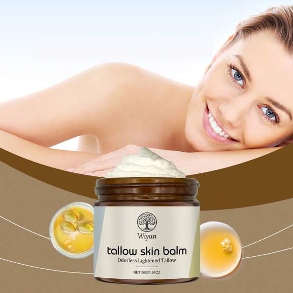Tallow Skin Moisturizing Cream, 56g Daily Care Improve Skin Condition Smooth, Hydrating, Moisturizing And Transparent