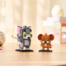 LEGO 40793 Tom And Jerry Square Head Series 2025 New Children's Educational Building Blocks