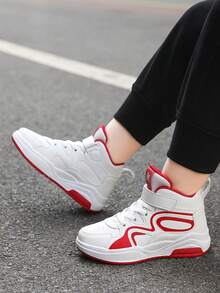 青少年高帮皮革休闲鞋，春秋韩版简约时尚低帮系带运动鞋，经典百搭运动滑板鞋