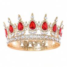 Kit de fiesta de cumpleaños con rhinestones, corona de oro tipo tiara, faja de "Reina de Cumpleaños" para mujeres, accesorios para el cabello de feliz cumpleaños, regalos para baile de promoción, decoraciones