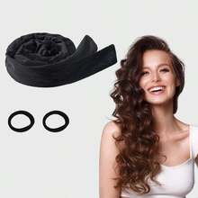 Băng đô uốn tóc không dùng nhiệt, Ruy băng uốn tóc không dùng nhiệt kèm dây buộc tóc, Ruy băng uốn tóc, Dụng cụ tạo kiểu tóc xoăn tự nhiên mềm mại DIY - Nhiều màu - Xem 16