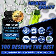 6-In-1 Nitric Oxide Supplement - With Beet Root & Tribulus Terrestris, 120 Capsules - 1 瓶 - 查看 6