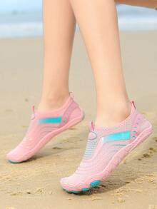 Unisex Quick Dry Water Shoes, Suitable For Swimming, Beach, Diving, Hiking, Sailing, Barefoot, Surfing, Swimming Pool, Fishing, Kayaking - Pink - View 1