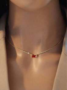 A Personalized Minimalist 925 Silver Twelve Star Stone Crystal Ladies Necklace, Gorgeous Vintage Party Anniversary Gift For A Girlfriend, Suitable For Special Occasions Such As Anniversaries, Parties, Festivals, Weddings, Or As An Everyday Accessory To Express Personal Style Or Emotion. Whether For A Loved One, Friend Or Family Member, A Unique And Meaningful Gift.